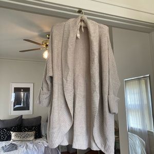 Barefoot Dreams Waffle Cocoon Cardi